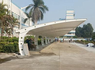 合肥膜結(jié)構(gòu)車棚如何建造？