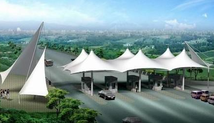 合肥膜結構車棚廠家：膜結構車棚怎么裁剪？